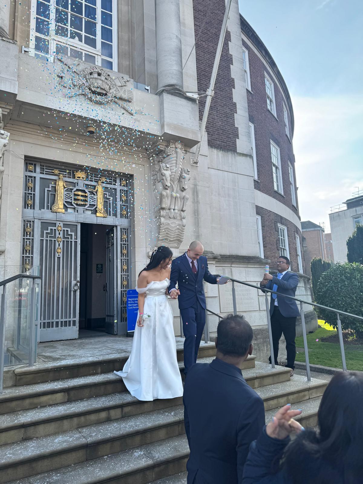 Tom and Dinesha portrait 2